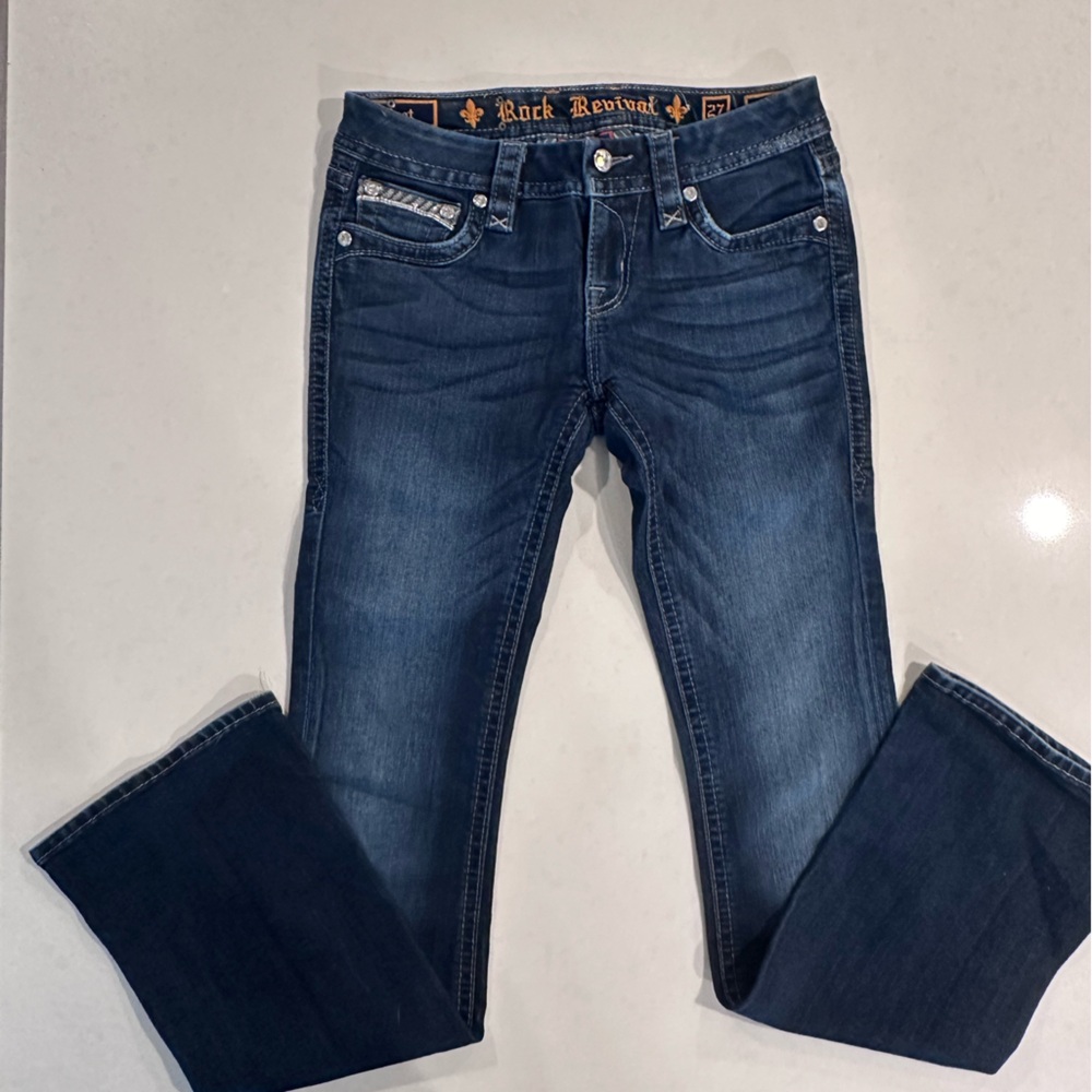 Rock Revival Women’s Jeans, Klarry, Boot cut, Size 27 - Picture 3 of 6